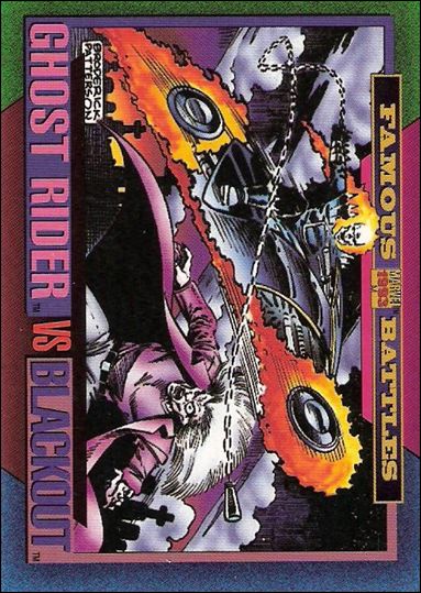 Marvel Universe: Series 4 (Base Set) card 159 Ghost Rider vs Blackout