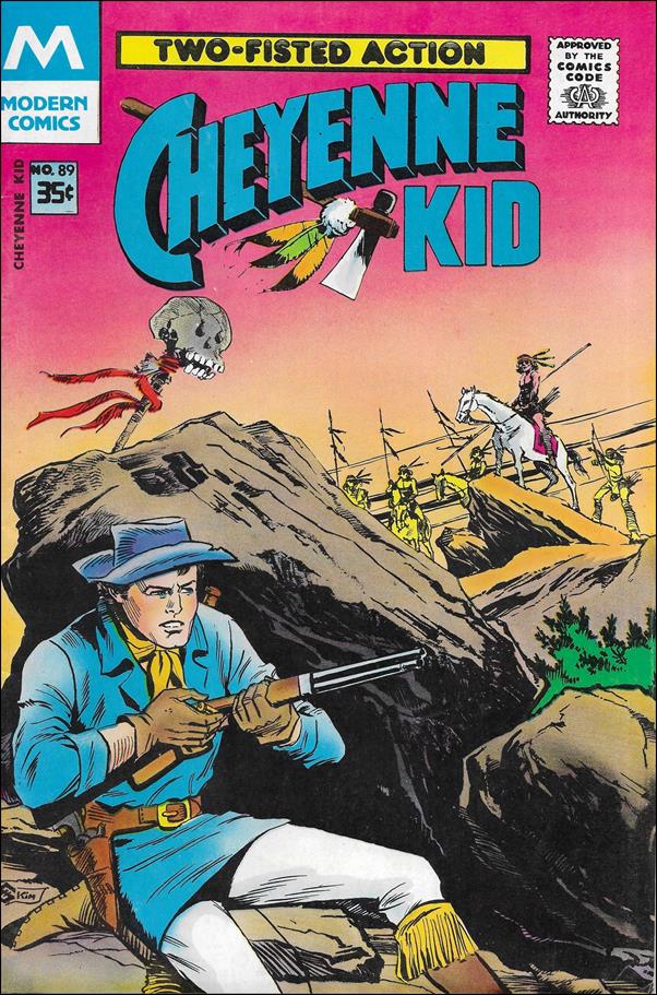 Cheyenne Kid issue 89-B Modern Comics Cover (2nd Printing)