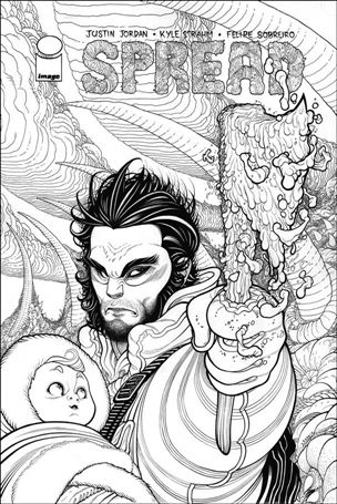 Spread issue 1-G Tradd Moore NYCC Black & White Cover