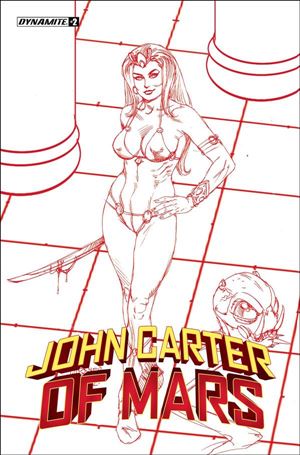 John Carter of Mars (2022) issue 2-M Joseph Michael Linsner 1:15 Red Line Art Cover