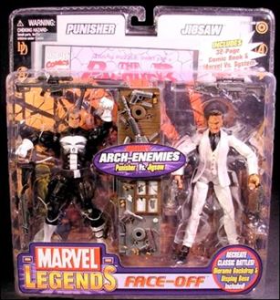 Marvel Legends Face-Off (Series 2) figure 4 Punisher and Jigsaw (White Suit)