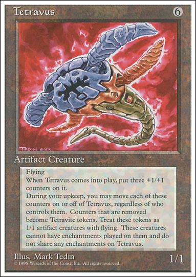 Magic the Gathering: 4th Edition (Base Set) card 350 Tetravus
