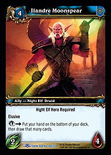 World of Warcraft: Through the Dark Portal (Base Set) card 168 Ilandre Moonspear