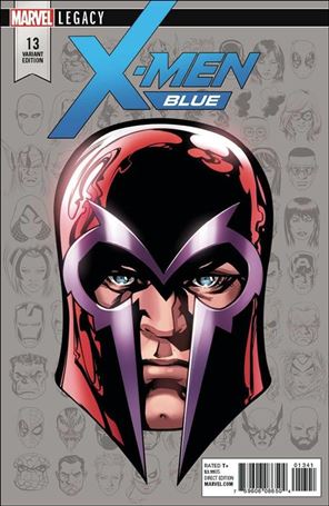 X-Men: Blue issue 13-C Mike McKone 1:10 Headshot Cover