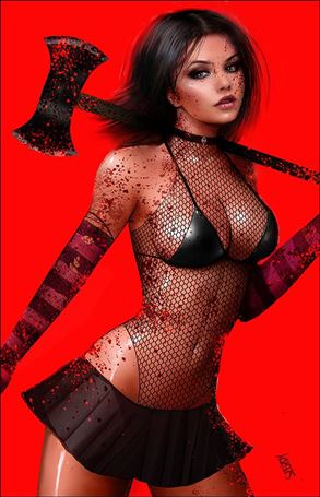 Hack / Slash: Hot Shorts issue 1-C Nathan Szerdy Cover