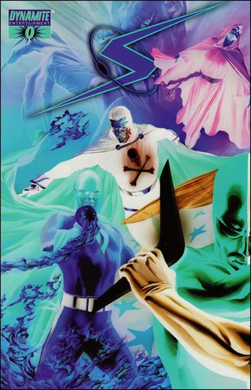 Project Superpowers (2008) issue 0-E Alex Ross 1:50 Negative Gatefold Cover
