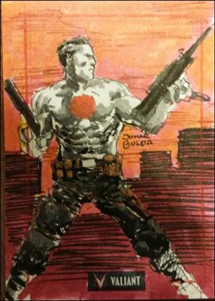 2013 Valiant Comics Preview Trading Card Set (Sketch Card Subset) card JBul-12