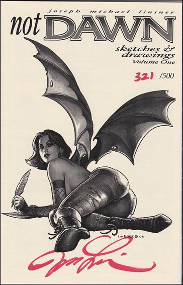 Not Dawn: Sketches & Drawings issue 1 Linsner Cover 1/500