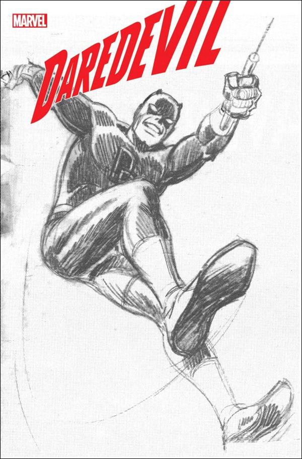 Daredevil (2023) issue 8-F John Romita Sr. 1:50 B&W Hidden Gem Cover