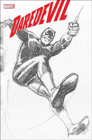 Daredevil (2023) issue 8-F John Romita Sr. 1:50 B&W Hidden Gem Cover