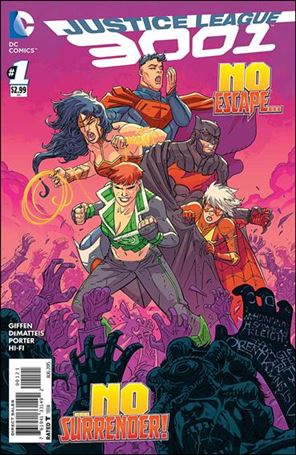 Justice League 3001 issue 1-B Scott Kolins 1:25 Cover