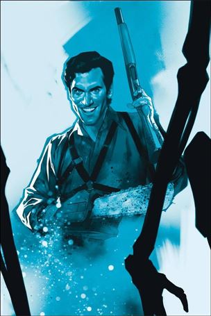 Death to the Army of Darkness issue 5-L Ben Oliver 1:25 Blue Tint Virgin Cover