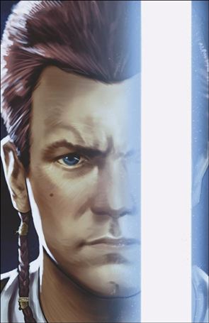 Star Wars: Jedi Knights issue 4.00-G Taurin Clarke Virgin 1:100 Lightsaber Cover