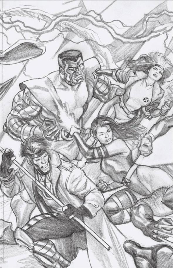 Dark X-Men (2023) issue 1-F Alex Ross 1:100 X-Men Connecting Virgin Cover