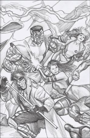 Dark X-Men (2023) issue 1-F Alex Ross 1:100 X-Men Connecting Virgin Cover