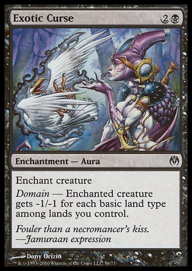 Magic the Gathering: Duel Decks: Phyrexia vs. the Coalition (Base Set) card 56 Exotic Curse