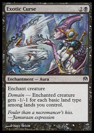 Magic the Gathering: Duel Decks: Phyrexia vs. the Coalition (Base Set) card 56 Exotic Curse