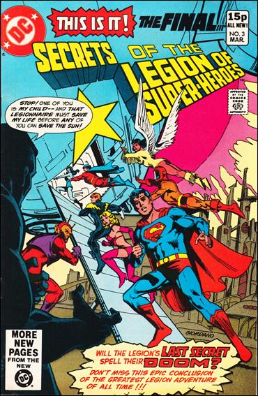 Secrets of the Legion of Super-Heroes issue 3-B UK Price Cover