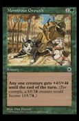 Magic the Gathering: Portal (Base Set) card 173 Monstrous Growth