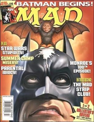 MAD (1955) issue 455-B Bat and Bat-Man Cover