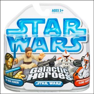 Star Wars: Galactic Heroes figure 64 Obi-Wan Kenobi and Clone Trooper
