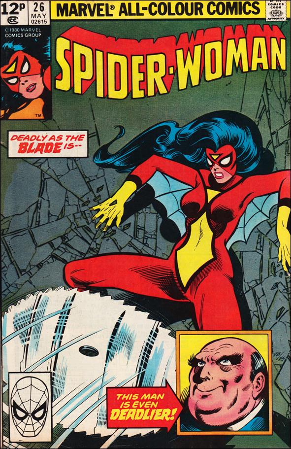 Spider-Woman (1978) issue 26-B UK Price Cover