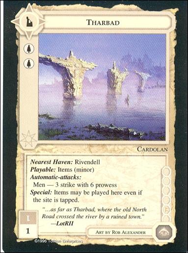 Middle-Earth: The Dragons (Base Set) card 147 Tharbad