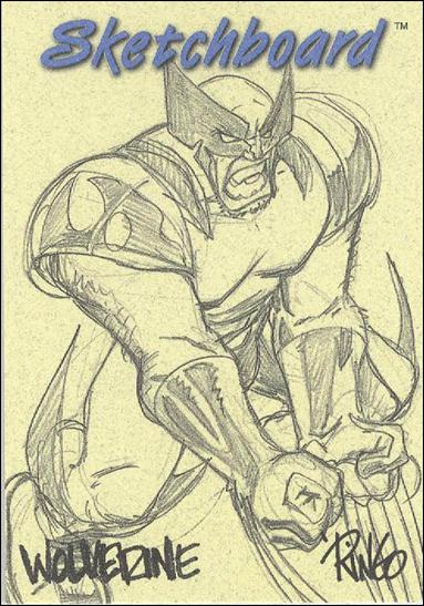 Marvel Creators Collection '98 (Sketchboard Subset) card 2-B Wolverine (Yellow)