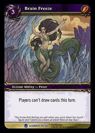 World of Warcraft: Heroes of Azeroth (Base Set) card 49 Brain Freeze
