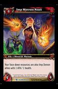 World of Warcraft: March of the Legion (Base Set) card 189 Imp Mistress Noali