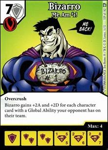 DC Comics Dice Masters World's Finest card 109 Bizarro: Me Am #1!