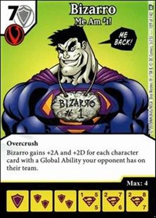 DC Comics Dice Masters World's Finest card 109 Bizarro: Me Am #1!