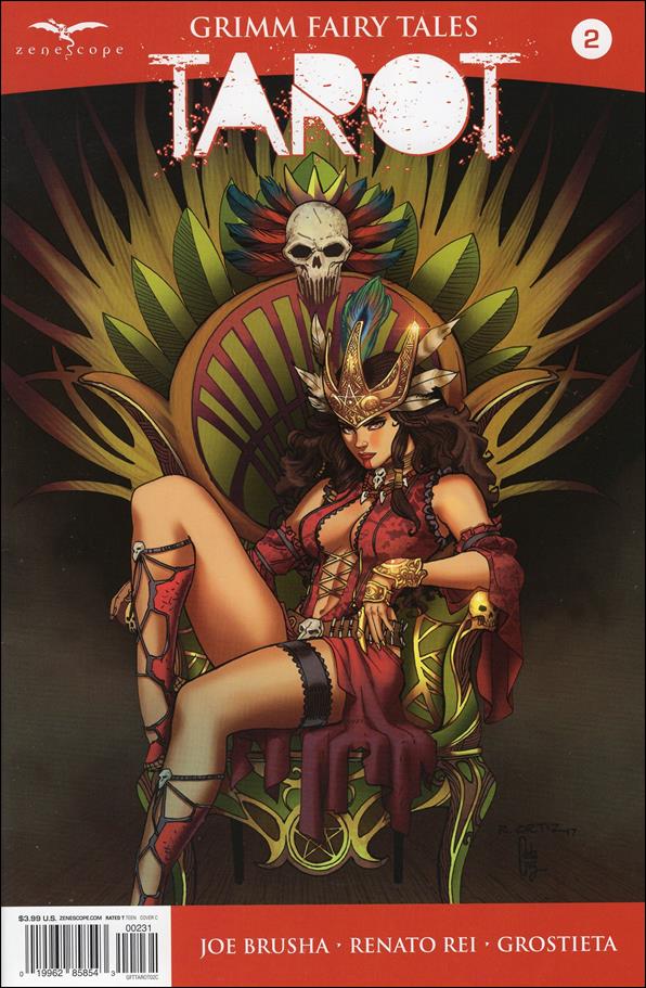 Grimm Fairy Tales: Tarot issue 2-C Richard Ortiz Cover