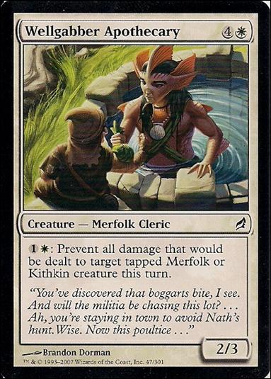 Magic the Gathering: Lorwyn (Base Set) card 47 Wellgabber Apothacary