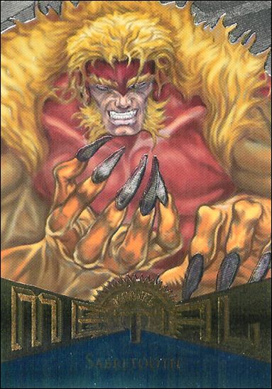 Marvel Metal (Parallel Flasher Set) card 115 Sabretooth