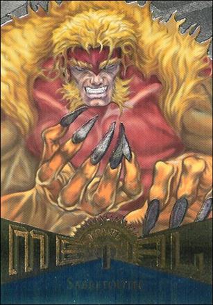 Marvel Metal (Parallel Flasher Set) card 115 Sabretooth