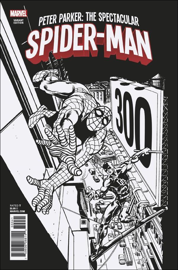 Peter Parker: The Spectacular Spider-Man issue 300-H Frank Miller 1:1000 B&W Remastered Cover