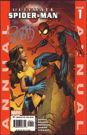 Ultimate Spider-Man Annual issue 1-B DF (Signed by Brian Michael Bendis) 1/199