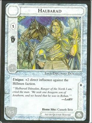 Middle-Earth: The Wizards (Base Set) card 203 Halbarad