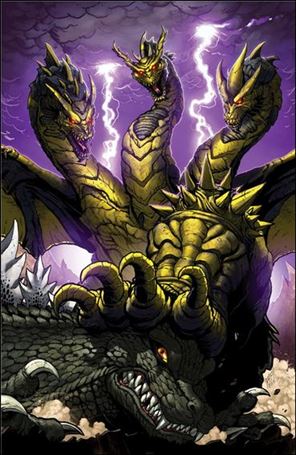Godzilla (2012) issue 13-B Matt Frank Cover