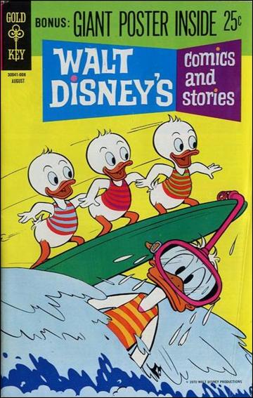 Walt Disney's Comics and Stories (1940) issue 359-B 25 Cent Cover