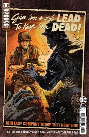 DC Horror Presents: Sgt. Rock vs. The Army of the Dead issue 2-B Francesco Francavilla Cardstock Cover