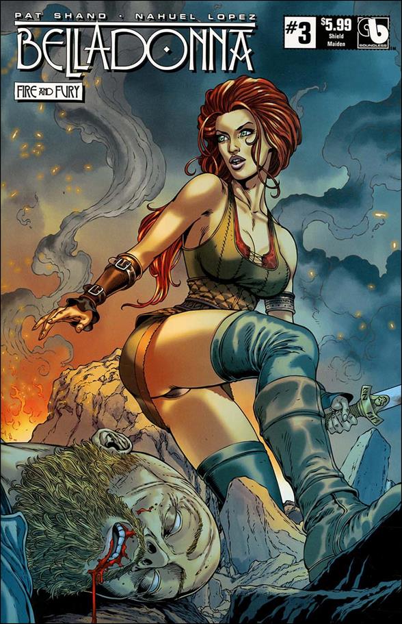 Belladonna: Fire & Fury issue 3-E Matt Martin Shield Maiden Cover