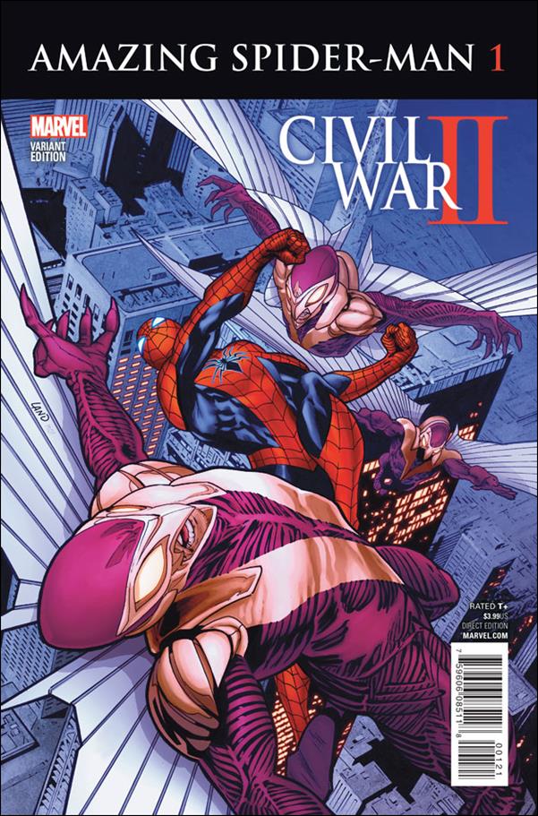 Civil War II: Amazing Spider-Man issue 1-B Greg Land Cover