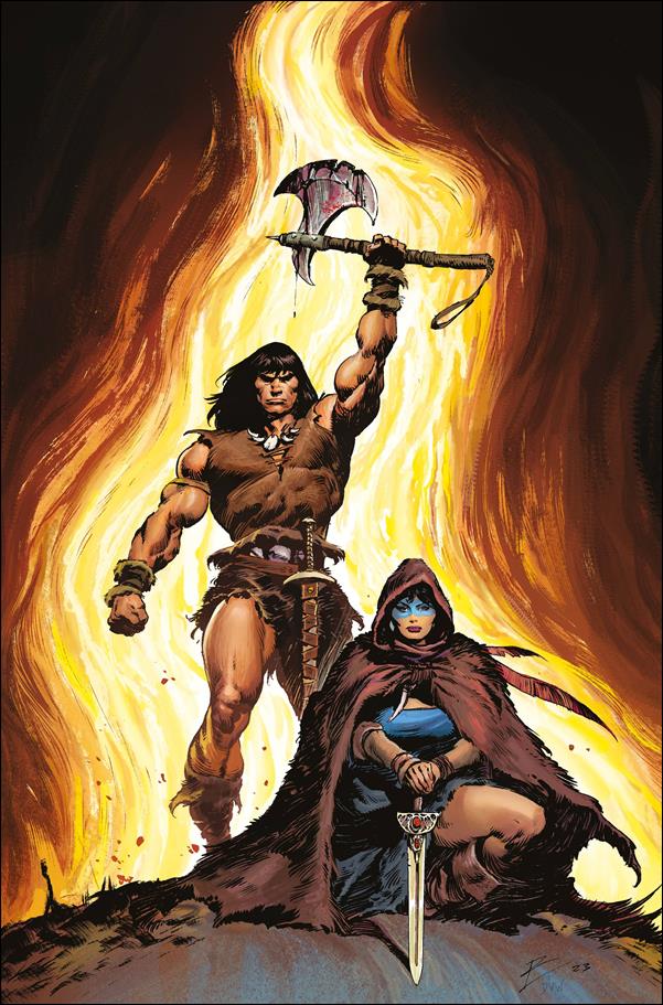 Conan the Barbarian (2023) issue 2-F Roberto de la Torre Foil Virgin Cover