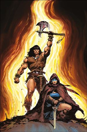 Conan the Barbarian (2023) issue 2-F Roberto de la Torre Foil Virgin Cover