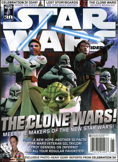 Star Wars Insider issue 95 "The Clone Wars" Standard Cover