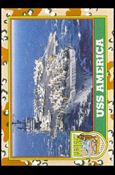 Desert Storm: Series 1 (Base Set) card 57 USS America