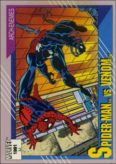 Marvel Universe: Series 2 (Base Set) card 91 Spider-Man vs Venom