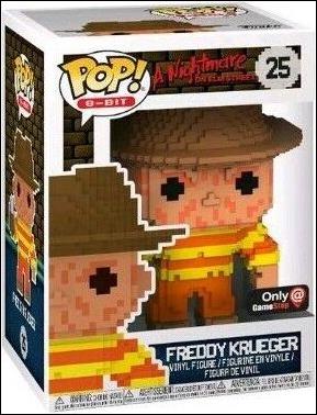 POP! 8-Bit figure 25 Freddy Krueger (NES Colors) GameStop Exclusive